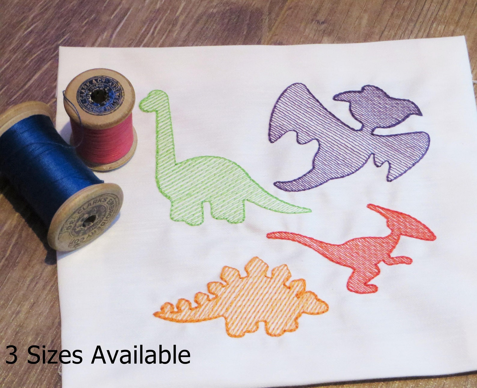 Machine Embroidery Design Dinosaur embroidery pattern Quick | Etsy