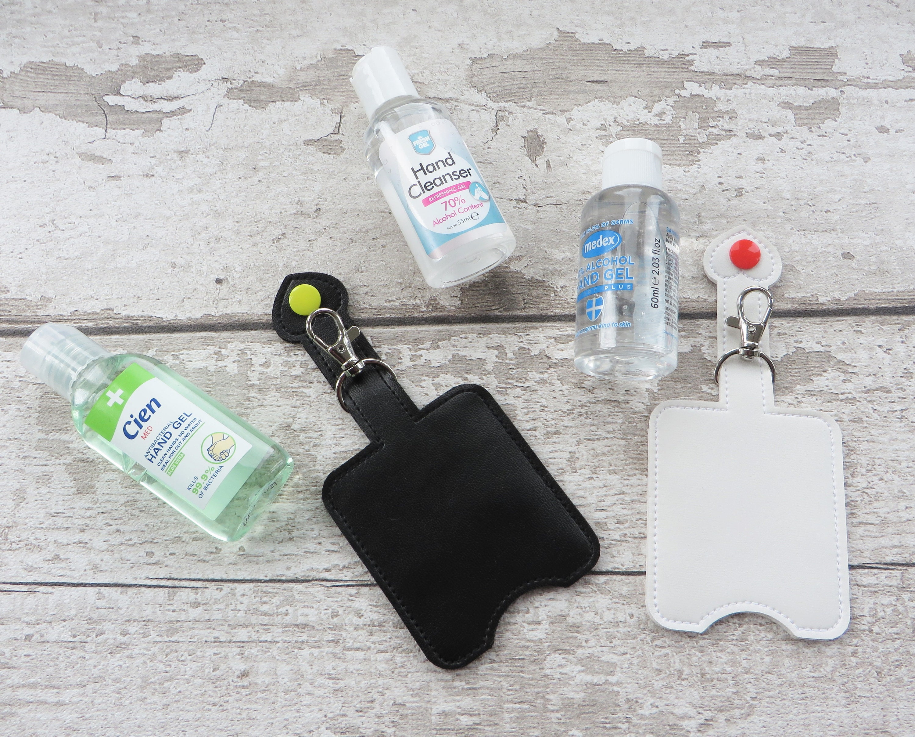 Sanitizer Bottle Holder Hand Gel Keyring Holder Hand Sanitizer