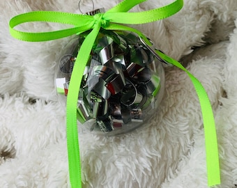 Ornament cola light | Gerecycled popblikje, handgemaakte aandenken