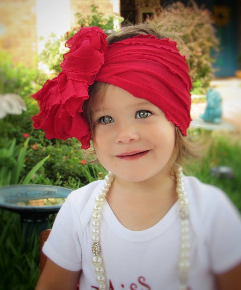Cardinal Red Messy Bow Headband