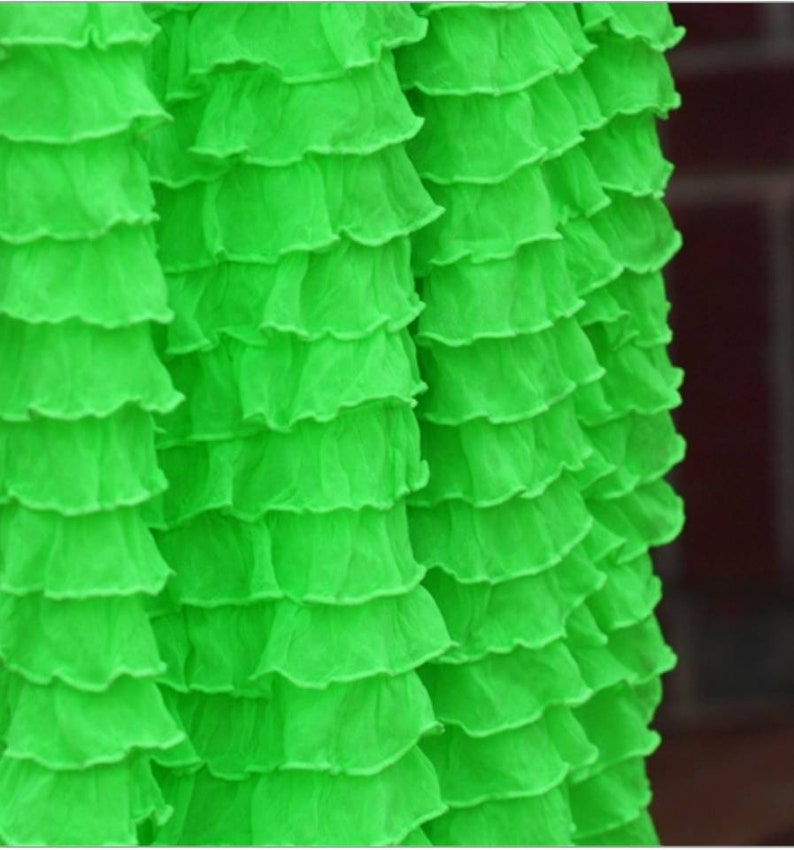 Neon Green Messy Bow Headband