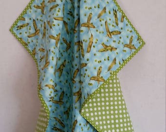 PICNIC table quilt of peas in a pod for outdoors with food or baby, one of a kind,