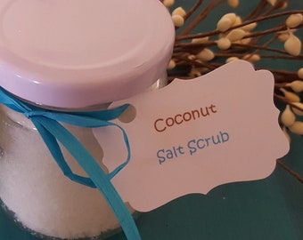 Coconut Salt Scrub