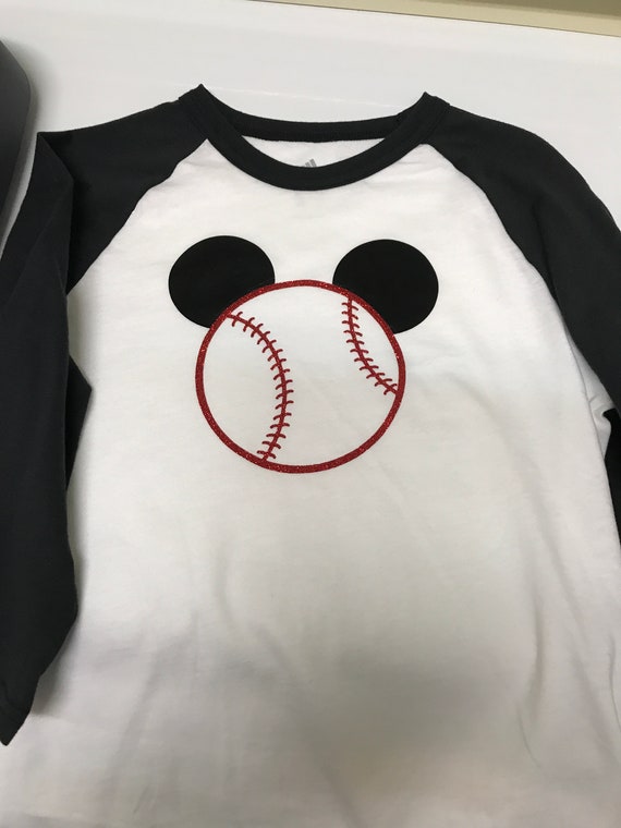 mickey mouse baseball tee