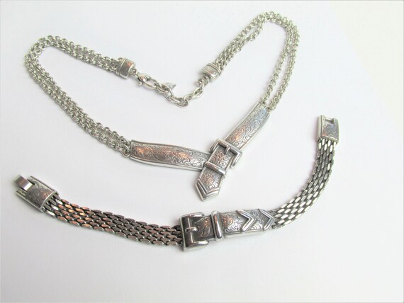 belt buckle necklace