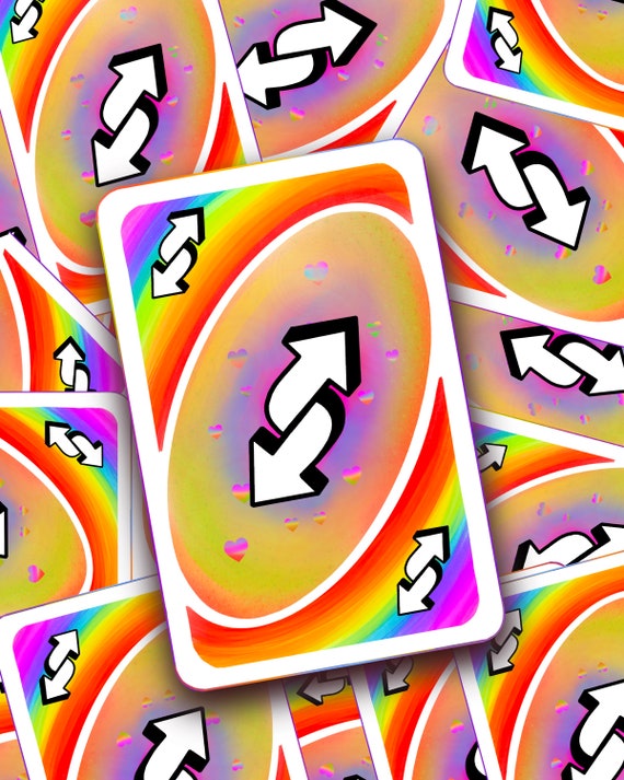 Uno Reverse Rgb Sticker