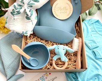 Baby Gift Box | 10 Piece Gift Set | Newborn Gift Set | Baby Shower Gift | Neutral Gender Gift Box | New Mother Gift Box | Expecting Mom Gift