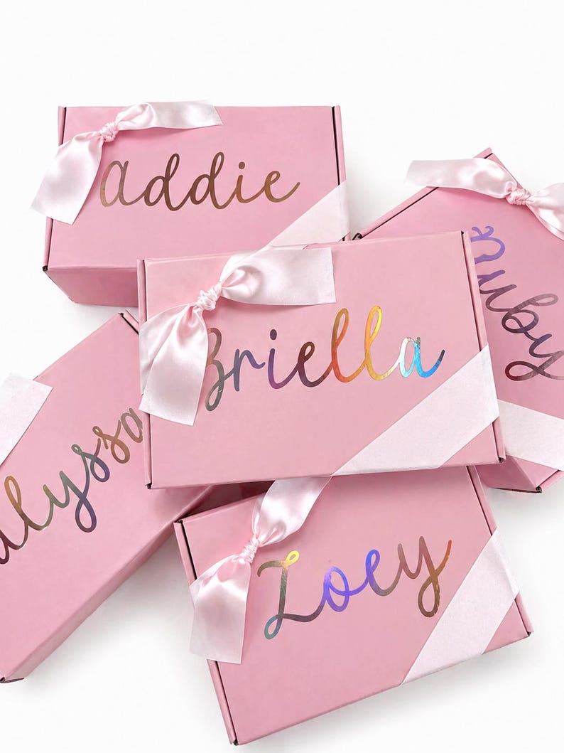 Personalized Gift Box For Little Girls | Birthday Gift Set | Custom Busy Box For Kids| Holiday Gift For Girls| Personalized Bracelet image 8