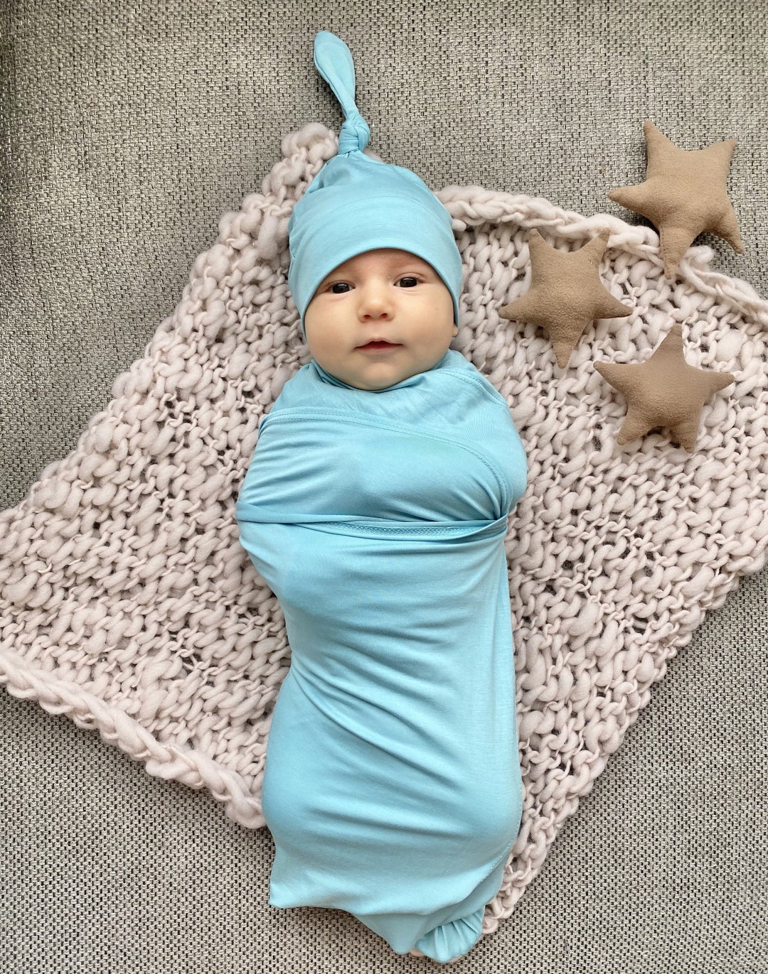 Manta De Envoltura De Bebé, Peluche Ultrasuave Esencial Para Bebés De 0-6 Meses, Envoltura Blanca Para Recibir Al Bebé, Ideal Como Accesorio De Bebé Y Para La Mesa De Regalos Del