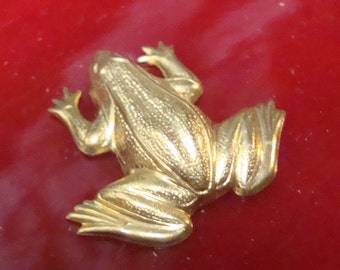 Frog, stamped brass, high detail