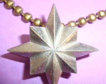 Silver Star Pendant only, chain not included