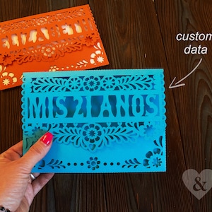 Orange mexican wedding invitations-Monogram invitation-Mexican quinceanera invitation-Laser cut wedding invitation-Invitation envelopes svg