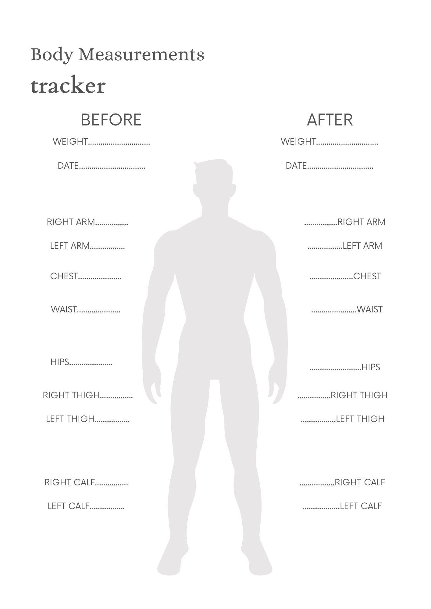 Fitness Planner Printable | Wellness Tracker, Workout Log (digital PDF ...
