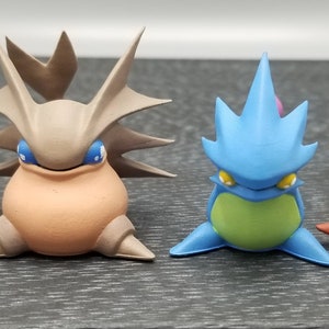 Golden Sun Djinn - Custom 3D Printed Hand Painted Figurine 4cm - Set of 4