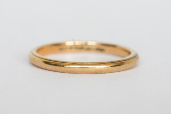 Vintage 14k Gold Band from JR Wood/ArtCarved - image 1