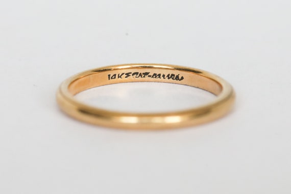 Vintage 14k Gold Band from JR Wood/ArtCarved - image 7