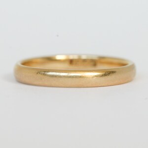 Vintage 14k Yellow Gold Band by JR Wood 8.25