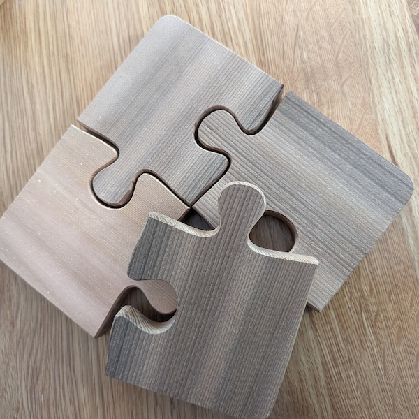 Puzzle Coasters Etsy