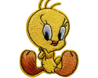 TWEETY BIRD PATCH EMBROIDERED IRON ON 6 INCHES TALL SWEET LOOKING