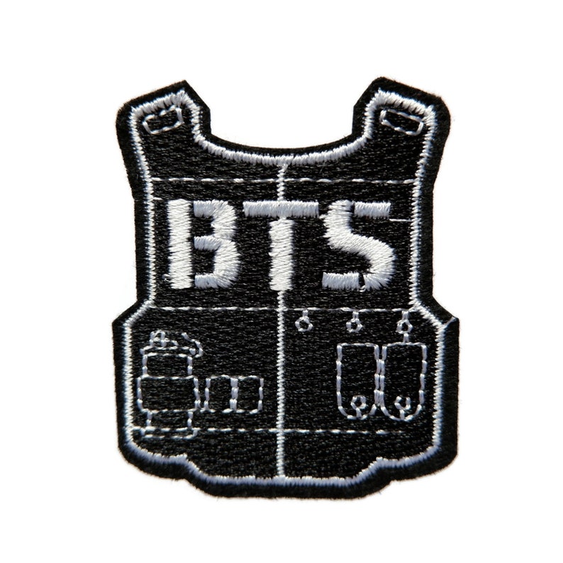 BTS Bangtan Boys ARMY Kpop Korean Iron On Patch Embroidered Applique Patches For Jackets