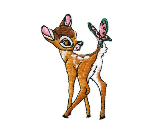 2PC~ DEERS ~IRON ON EMBROIDERED APPLIQUE