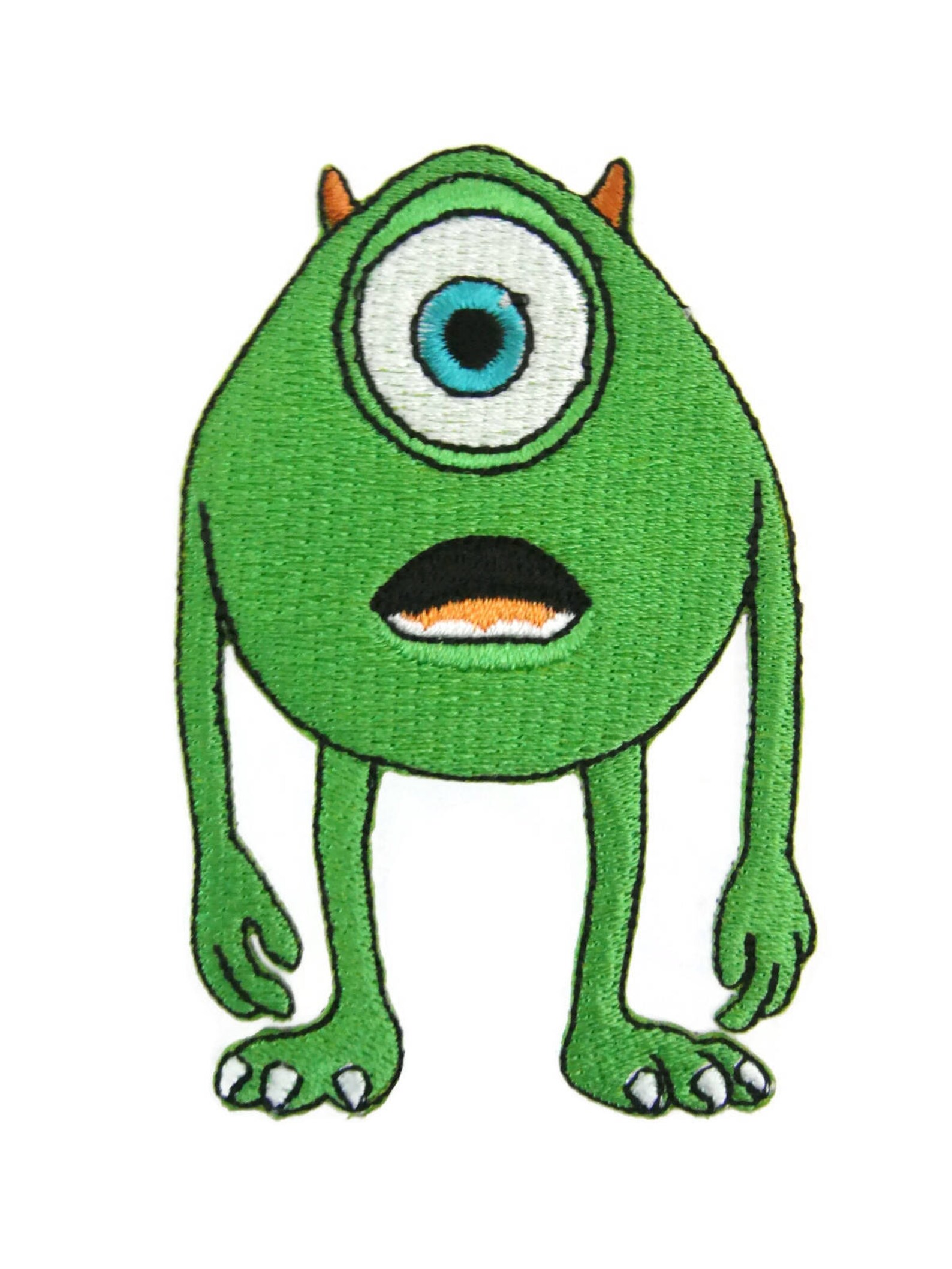 Mike Wazowski Patches Cartoon Iron On Patch Embroidered Applique Patches Fo...