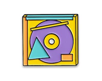 Premium Compact Disc Music Enamel Pin