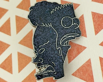 LIMITED TO 50 Cartoon 90s Nostalgia Glitter Enamel Pin