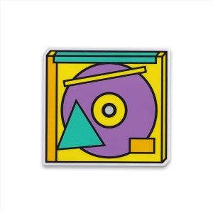 Premium 90s Nostalgia Compact Disc Sticker