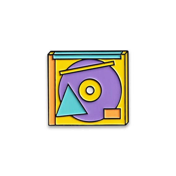 Premium Compact Disc Music Enamel Pin