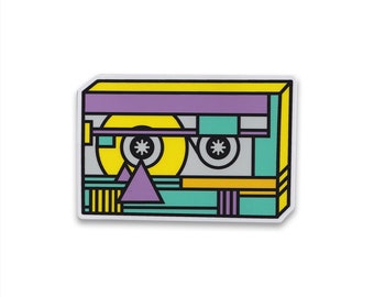 Premium 90s Nostalgia Cassette Tape Sticker