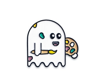 LIMITED TO 100 Premium  Art Ghost Enamel Pin