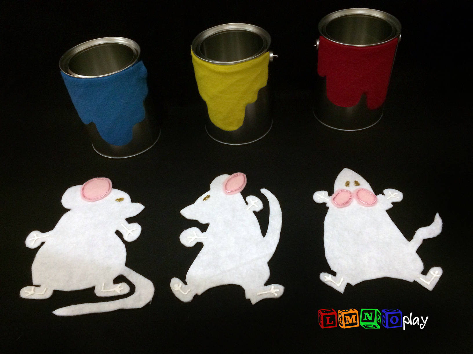 Mouse Paint story retell felt early childhood speech Etsy