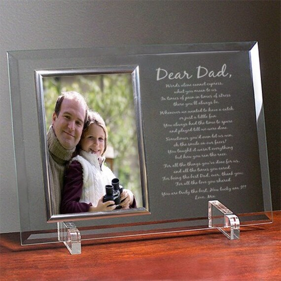 Free Engraving Personalized Glass Frame Gift Write Your Own Words Mom Mothers Day Dad Wife Love Girlfriend Wedding Anniversary Engagement