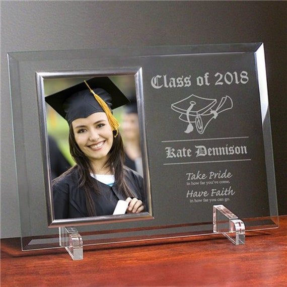 Free Engraving Personalized Custom Graduation Glass Frame