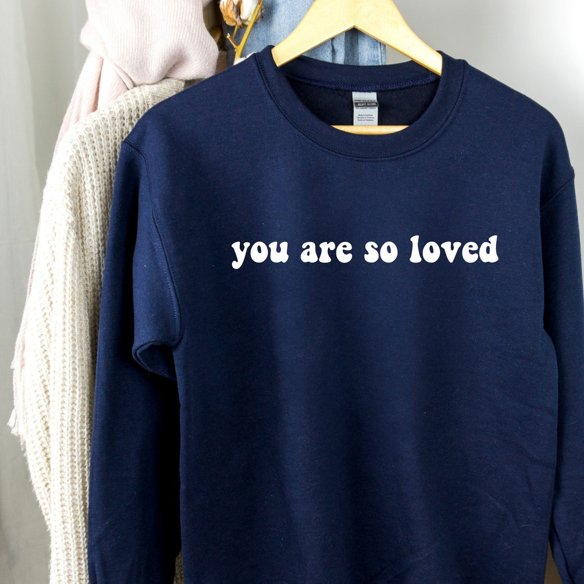 You are So Loved Jumper / Positive Motivational Etsy