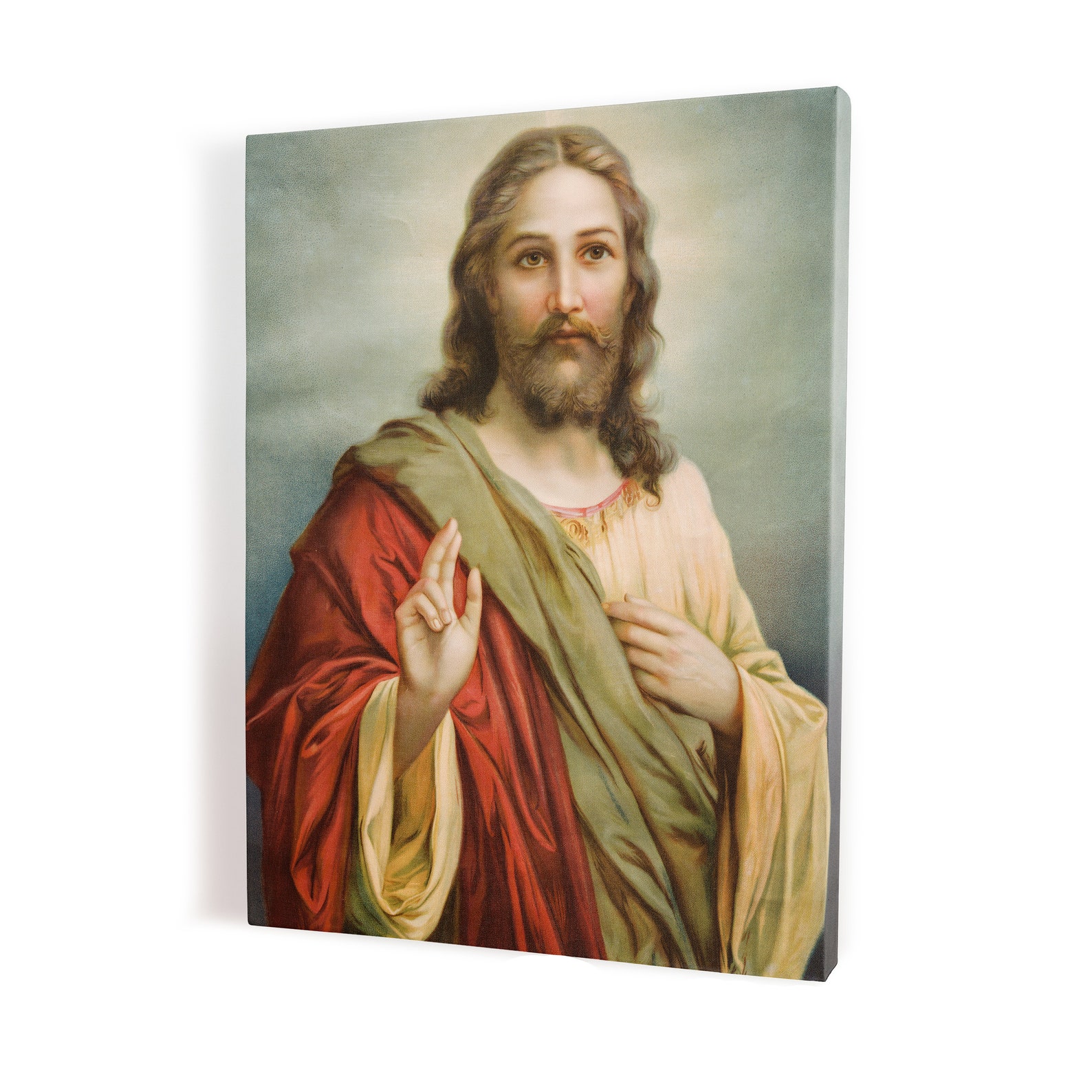 Jesus Christ Print on Canvas Wall Art Home Decor Religious - Etsy