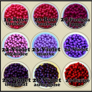 6MM- Matte resin balls x 100 pieces