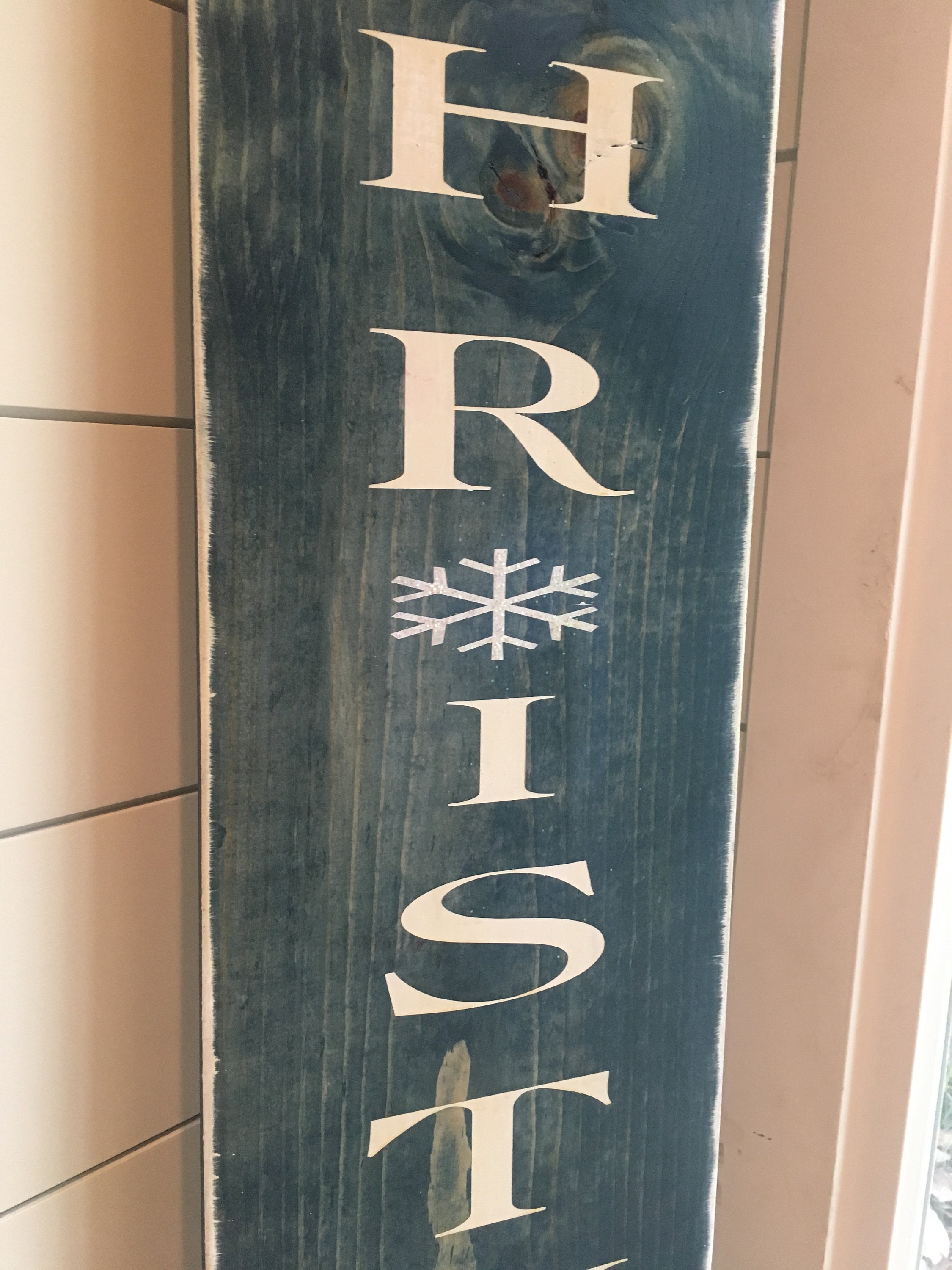 Merry Christmas Porch Sign Merry Christmas Wooden Sign Large | Etsy