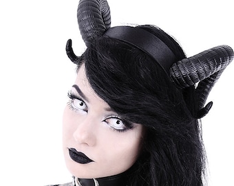 SINISTER HEADBAND - Gothic Headpiece Satan Horns