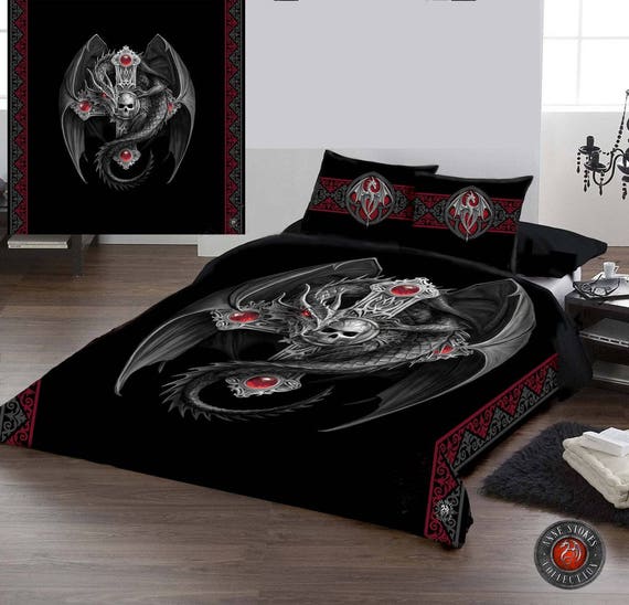 DOUBLE QUEEN KING Pure Heart Unicorn Quilt Cover Set by Anne Stokes