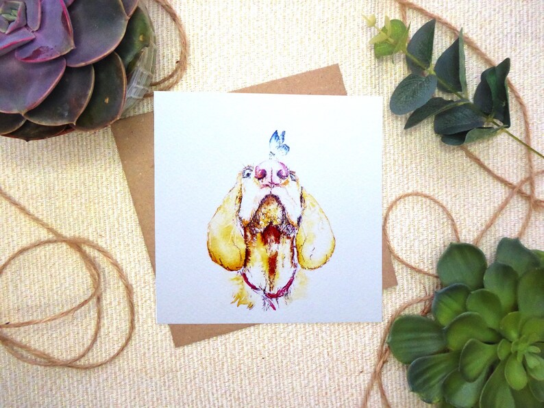 Italian pointer Card husbandwifegirlfriendboyfriend 100/% eco friendly Personalisation available Send straight to loved one Send gift