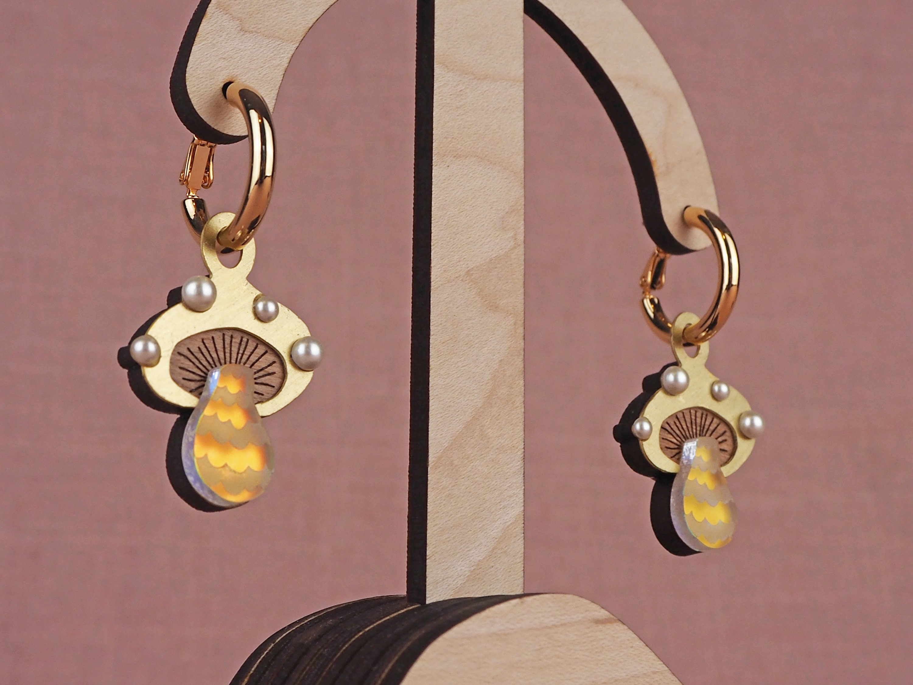 Louis Vuitton Sweet Monogram Earrings - Brass Hoop, Earrings