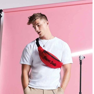 Personalized Flower Dude Fanny Pack: Bridesman Gift