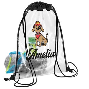 Personalised baby swim bag top