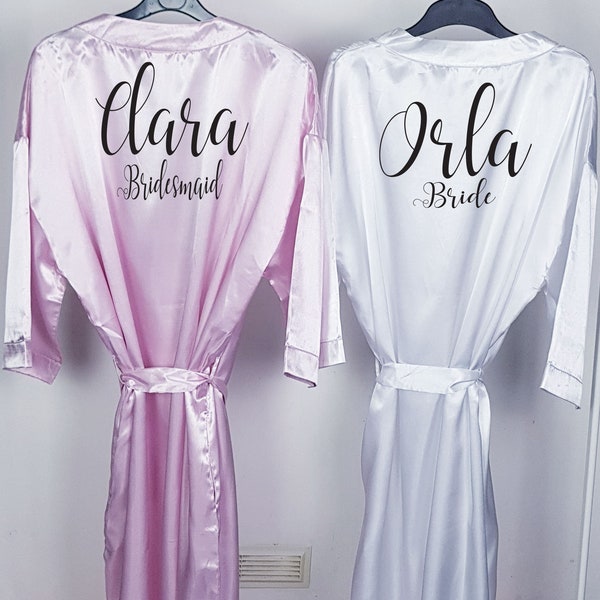 Bridesmaid Dressing Gown Etsy UK