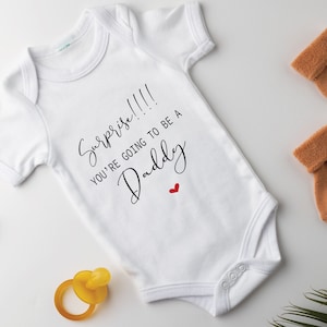 Daddy To Be Baby Announcement Vest: Pregnancy Reveal Gift