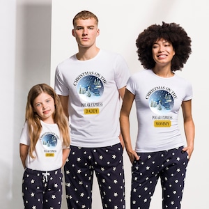 Polar express pajamas adults top