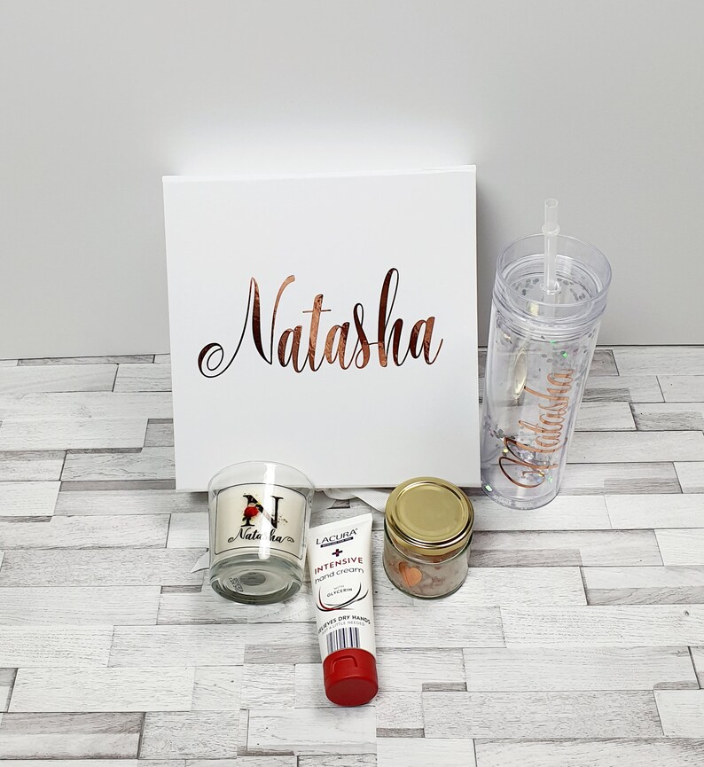Personalised Christmas Gift Box Christmas Gift Set for Her Etsy