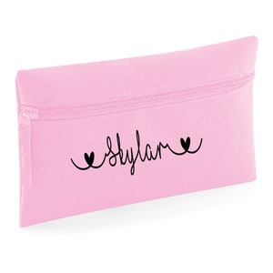 Personalised Pencil Case for kids, Custom Name Pencil Pouch, Back to School Case Accessory, Gift for Kids, School Bag Accessory